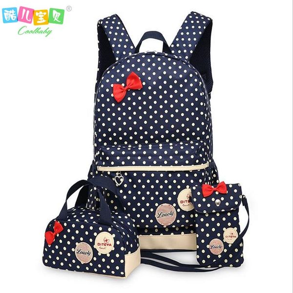 wholesale- cute bow dot printing women backpacks set canvas lapbackpacks women school backpacks for teenage girls rucksack female
wholesale- cute bow dot printing women backpacks set canvas lapbackpacks women school backpacks for teenage girls rucksack female