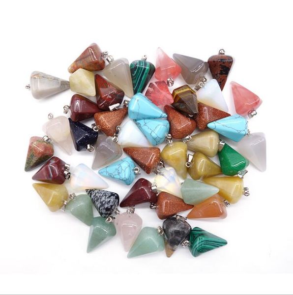 fashion natural stone gemstone 22*16mm hexagonal pyramid charms pendants silver plated hook fit necklace jewelry accessories zy1011, Bronze;silver
fashion natural stone gemstone 22*16mm hexagonal pyramid charms pendants silver plated hook fit necklace jewelry accessories zy1011, Bronze;silver