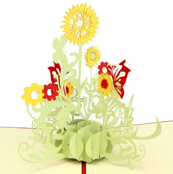 15x15cm творческий 3d поздравительная открытка пользовательские teachers'day card приглашение с конвертом подсолнечника бонсай
15x15cm творческий 3d поздравительная открытка пользовательские teachers'day card приглашение с конвертом подсолнечника бонсай
