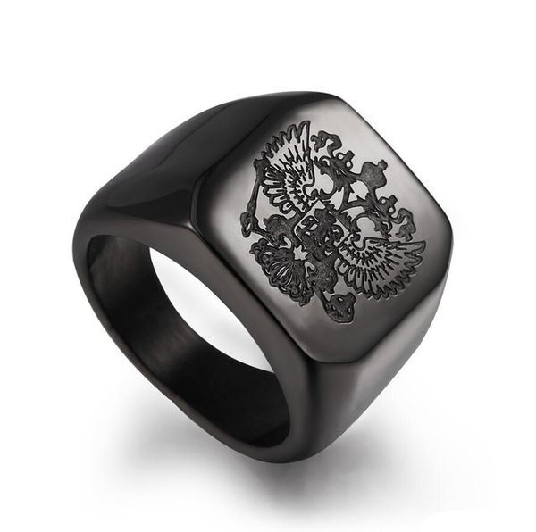 3d carve double-headed imperial eagle ring byzantine emperor russian federation coat of arms rings, Silver
3d carve double-headed imperial eagle ring byzantine emperor russian federation coat of arms rings, Silver