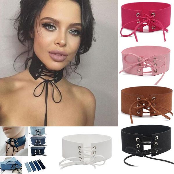 velvet tie up wide choker necklace gothic suede collar women neck jewelry denim velvet choker necklace, Golden;silver
velvet tie up wide choker necklace gothic suede collar women neck jewelry denim velvet choker necklace, Golden;silver