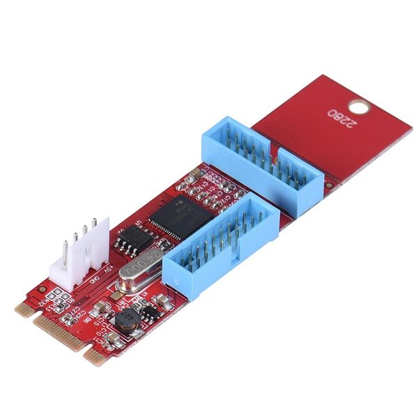 2 порта 19 20pin USB3.0 Женский к NGFF M. 2 B + M ключ мужской адаптер конвертер карты 4-контактный разъем питания драйвер не требуется
2 порта 19 20pin USB3.0 Женский к NGFF M. 2 B + M ключ мужской адаптер конвертер карты 4-контактный разъем питания драйвер не требуется