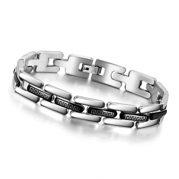 wholesale- aoyuan bracelet, popular fashion stainless steel bracelet men titanium steel bracelets & bangles, White
wholesale- aoyuan bracelet, popular fashion stainless steel bracelet men titanium steel bracelets & bangles, White