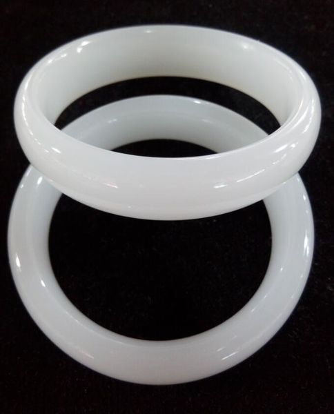 56-60mm new ~ a pair white jade jewelry bangle bracelet hipping, Black 
56-60mm new ~ a pair white jade jewelry bangle bracelet hipping, Black