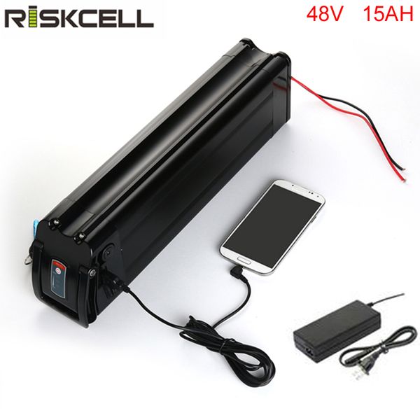 silver fish style 48v ebike battery 48v 15ah lithium ion battery pack with usb port fit 48v bafang bbs02 750w motor
silver fish style 48v ebike battery 48v 15ah lithium ion battery pack with usb port fit 48v bafang bbs02 750w motor