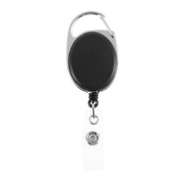 Black retractable pull key ring chain reel id lanyard name tag card badge holder reel recoil belt key ring clip cca6968 1000pc 
Black retractable pull key ring chain reel id lanyard name tag card badge holder reel recoil belt key ring clip cca6968 1000pc