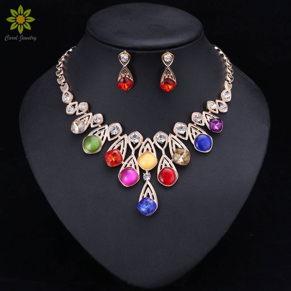 6colors new arrival women's fashion necklace opal noble necklace & pendant jewelry earrings gold plated jewelry sets, Slivery;golden
6colors new arrival women's fashion necklace opal noble necklace & pendant jewelry earrings gold plated jewelry sets, Slivery;golden