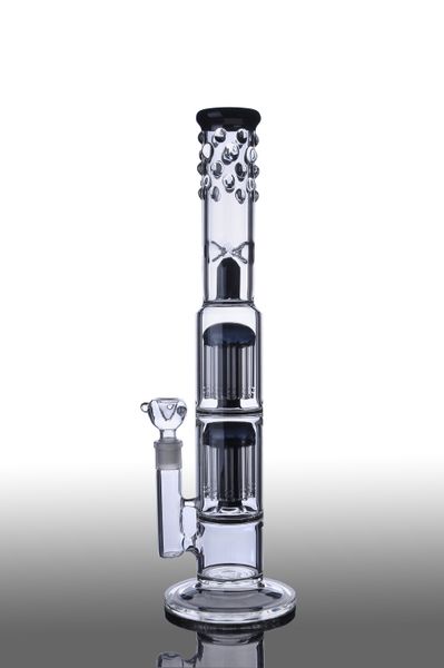 BIG straight glass bongs with double arm tree percs water pipe boro dab rigs with 18 mm joint
BIG straight glass bongs with double arm tree percs water pipe boro dab rigs with 18 mm joint