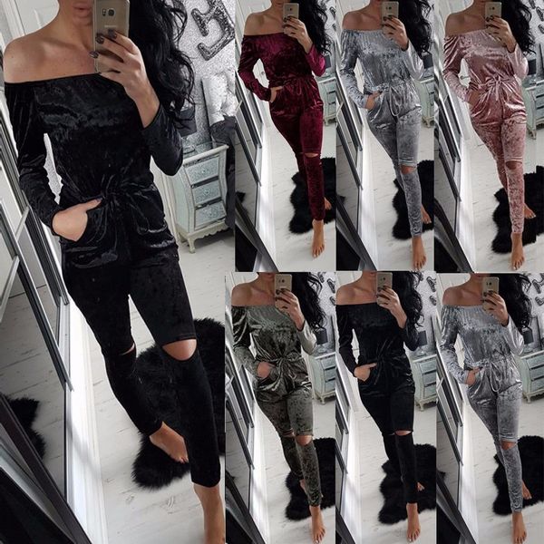 style popular velvet conjoined pants that show a shoulder wipe a bosomwomen's lap one piece of pants velvet, Black;white
style popular velvet conjoined pants that show a shoulder wipe a bosomwomen's lap one piece of pants velvet, Black;white