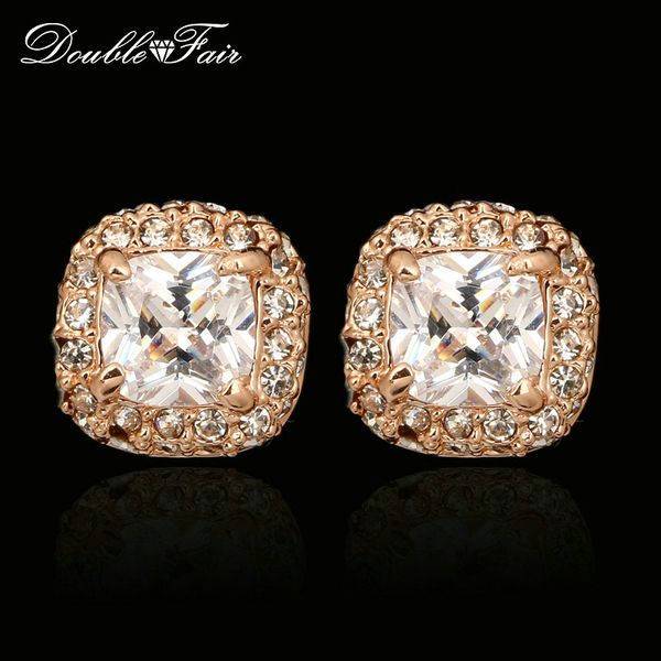 Classic CZ Diamond Stud Earrings For Women Square Cut CZ Stone Fashion Silver Color 18K Rose Gold Plated Wedding Jewelry Crystal DFE043
Classic CZ Diamond Stud Earrings For Women Square Cut CZ Stone Fashion Silver Color 18K Rose Gold Plated Wedding Jewelry Crystal DFE043