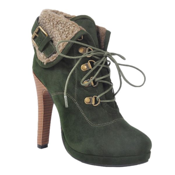 kolnoo womens 13cm high heel stiletto shoes lace-up round toe casual winter ankle boots green xd264, Black
kolnoo womens 13cm high heel stiletto shoes lace-up round toe casual winter ankle boots green xd264, Black