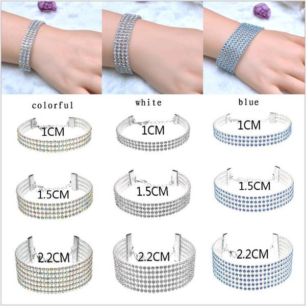 women tennis necklace bracelet fashion charming layers blue colorful full rhinestone link chain chokers wholesale, Golden;silver
women tennis necklace bracelet fashion charming layers blue colorful full rhinestone link chain chokers wholesale, Golden;silver
