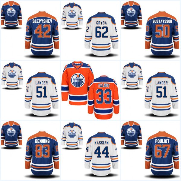 Edmonton Oilers Jerseys 33 Cam Talbot 42 Anton Slepyshev 50 Jonas Gustavsson 51 Anton Lander 55 Mark Letestu 62 Eric Gryba Hockey Jersey
Edmonton Oilers Jerseys 33 Cam Talbot 42 Anton Slepyshev 50 Jonas Gustavsson 51 Anton Lander 55 Mark Letestu 62 Eric Gryba Hockey Jersey