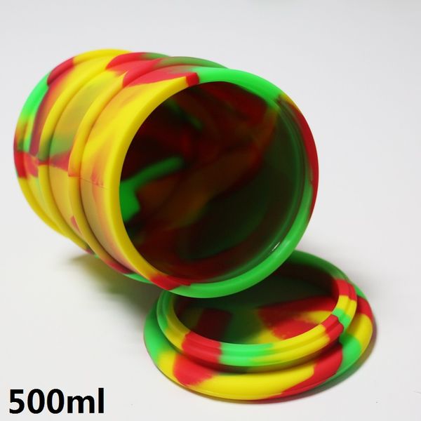 FDA класса 500 мл большой нефти барабан воск bho силиконовой резины контейнер баррель для сухой травы испаритель ecig 
FDA класса 500 мл большой нефти барабан воск bho силиконовой резины контейнер баррель для сухой травы испаритель ecig