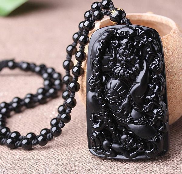 natural obsidian black jade agate pendant zhong kui chungkuel chinese god a20, Silver
natural obsidian black jade agate pendant zhong kui chungkuel chinese god a20, Silver