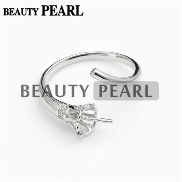 HOPEARL Jewelry Ring Blanks Pearl Mounting 925 Sterling Silver DIY Jewellery Making Ring Base 3 Pieces
HOPEARL Jewelry Ring Blanks Pearl Mounting 925 Sterling Silver DIY Jewellery Making Ring Base 3 Pieces