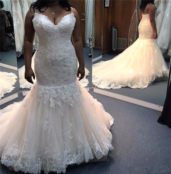 plus size wedding dresses vestidos de novia para playa 2019 vintage spaghetti straps mermaid wedding dress with appliques, White
plus size wedding dresses vestidos de novia para playa 2019 vintage spaghetti straps mermaid wedding dress with appliques, White