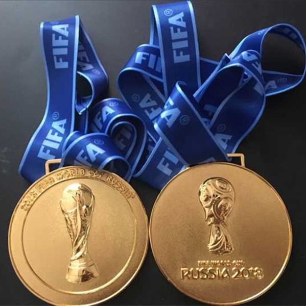 50 шт. значок золотой медали чемпионата мира по футболу 2018 года с лентой весом около 160 г диаметром 85 мм
50 шт. значок золотой медали чемпионата мира по футболу 2018 года с лентой весом около 160 г диаметром 85 мм