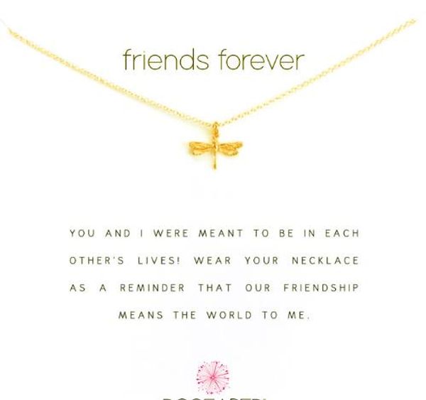 with card cute necklace with dragonfly pendant(friends forever), silver and gold color, and
with card cute necklace with dragonfly pendant(friends forever), silver and gold color, and