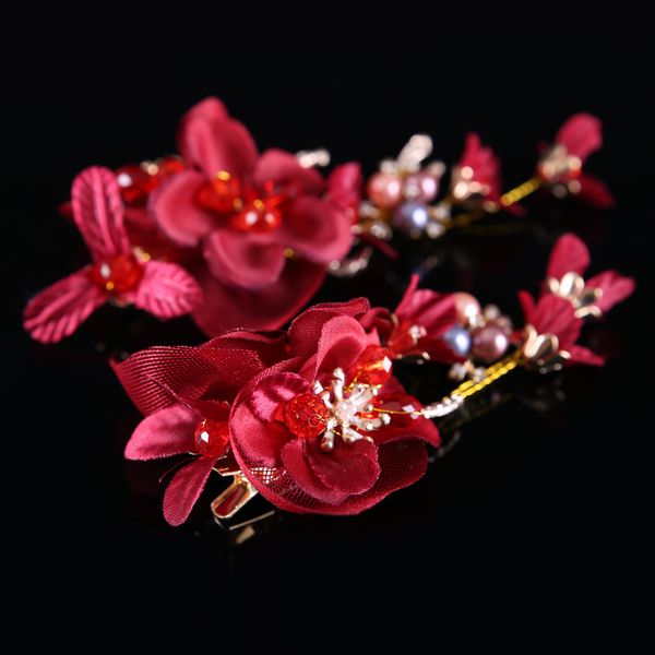 new fashion wedding bridal red flowers tiara paired red hairpin headwear barrettes wreath headdress hair jewelry 2017, Silver
new fashion wedding bridal red flowers tiara paired red hairpin headwear barrettes wreath headdress hair jewelry 2017, Silver