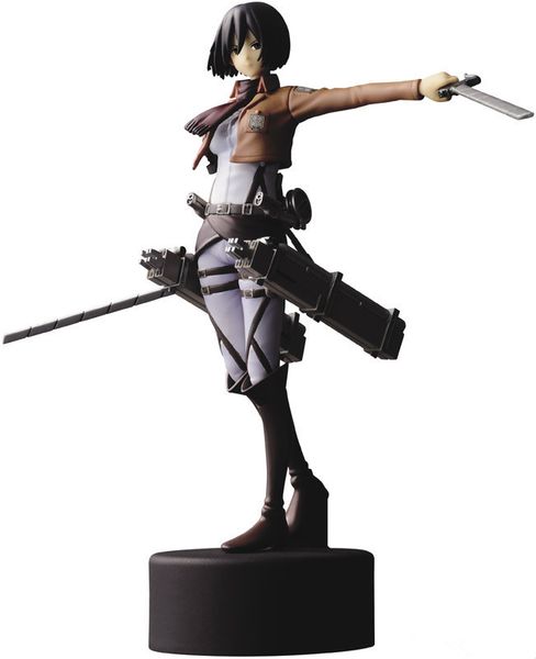 14cm anime attack on titan ackerman pvc action figure toy doll ing