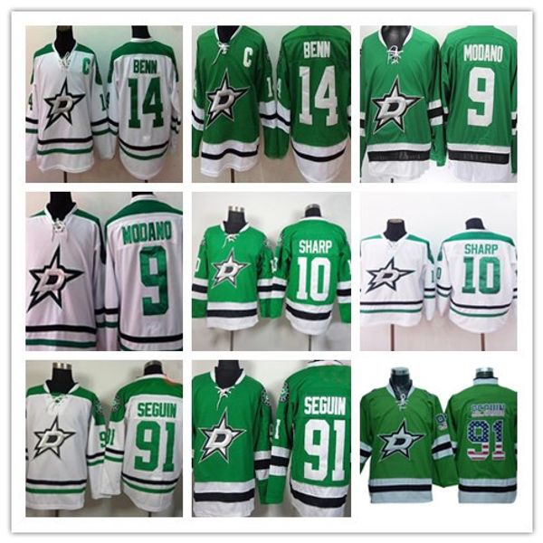 Dallas Stars NHL Hockey Jerseys 14 Jamie Benn 91 Tyler Seguin 10 Patrick Sharp 90 Jason Spezza 9 Modano 43 Nichushkin Green Jerseys Stitched
Dallas Stars NHL Hockey Jerseys 14 Jamie Benn 91 Tyler Seguin 10 Patrick Sharp 90 Jason Spezza 9 Modano 43 Nichushkin Green Jerseys Stitched