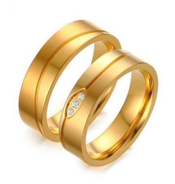 gold-color wedding ring for women/men with cz stone in usa and europe couple wedding ring ing, Silver
gold-color wedding ring for women/men with cz stone in usa and europe couple wedding ring ing, Silver