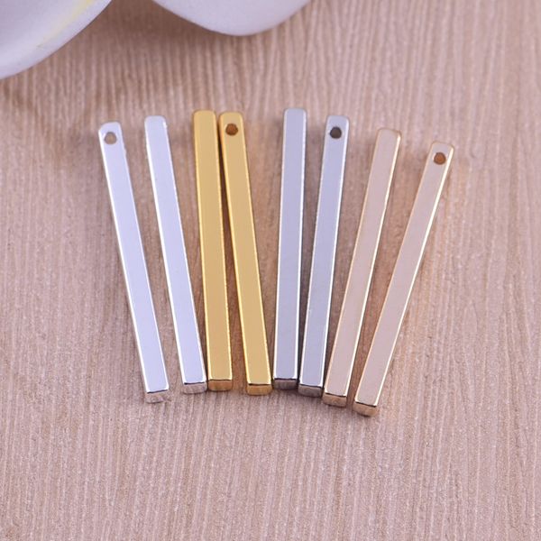 Top quality Copper Material Silver gold Small sticks bar charms Simple Bar charm for necklaces Long Strip Pendant for DIY Making Necklace
Top quality Copper Material Silver gold Small sticks bar charms Simple Bar charm for necklaces Long Strip Pendant for DIY Making Necklace