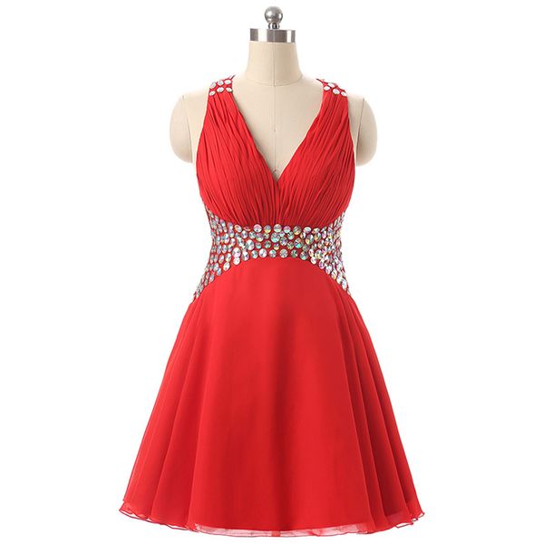 beaded ball gown cocktail dress with criss cross back 2017 red short party dress custom made, Black
beaded ball gown cocktail dress with criss cross back 2017 red short party dress custom made, Black