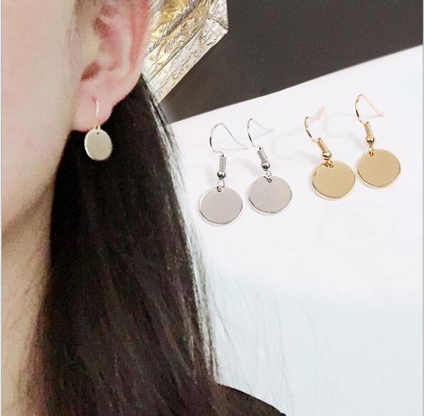 europe and the united states dangle & chandelier minimalist geometric metal mini wafer circular earrings wholesale, Silver
europe and the united states dangle & chandelier minimalist geometric metal mini wafer circular earrings wholesale, Silver