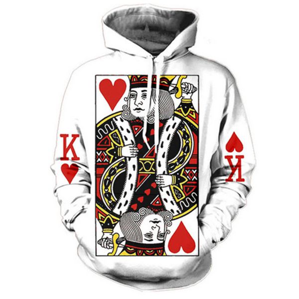 fashion womens/mens hoodie 3d graphic poker king sweatshirts hip hop style hooded tracksuit fashion pullover lms05, Black
fashion womens/mens hoodie 3d graphic poker king sweatshirts hip hop style hooded tracksuit fashion pullover lms05, Black