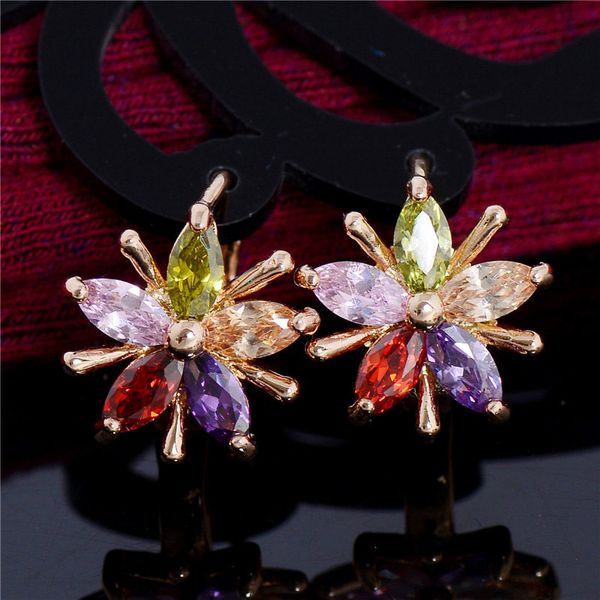 wholesale- h:hyde charming 1pair gold color multicolor flower cz cubic zirconia hoop earrings women wedding earrings, Golden;silver
wholesale- h:hyde charming 1pair gold color multicolor flower cz cubic zirconia hoop earrings women wedding earrings, Golden;silver
