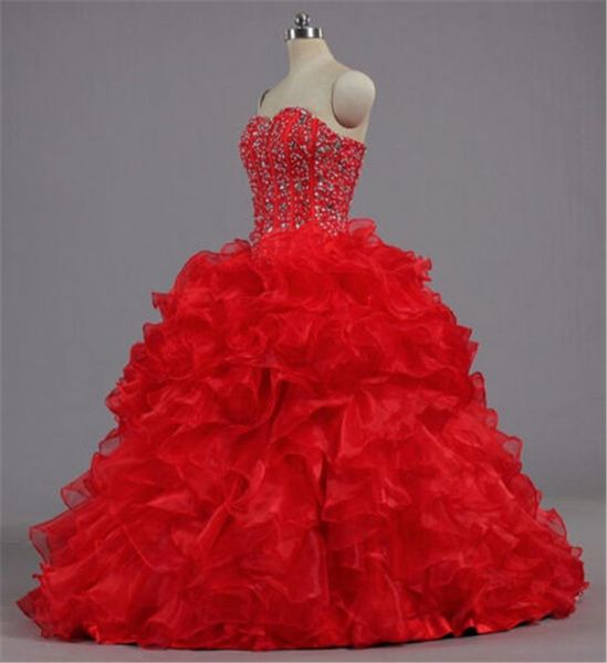 red ball gown quinceanera dresses 2017 with crystals beaded plus size formal prom sweet 16 pageant debutante party gown bm68, Blue;red
red ball gown quinceanera dresses 2017 with crystals beaded plus size formal prom sweet 16 pageant debutante party gown bm68, Blue;red
