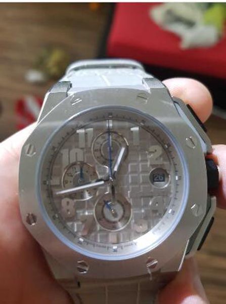 luxury stainless steel vk quartz chronograph working fashion grey dial 44mm brand men's watch watches factory supplier, Slivery;brown
luxury stainless steel vk quartz chronograph working fashion grey dial 44mm brand men's watch watches factory supplier, Slivery;brown