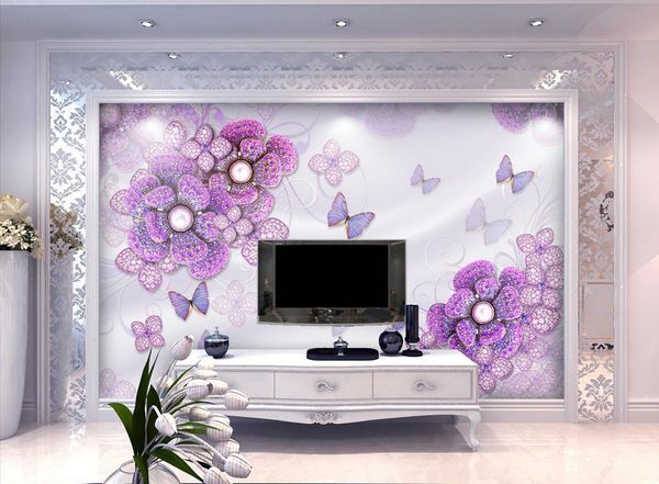 luxury european modern gorgeous purple european flowers 3d stereo tv background wall
luxury european modern gorgeous purple european flowers 3d stereo tv background wall