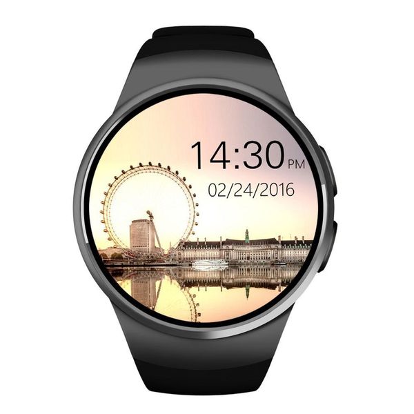 Bluetooth Smart Watch 1.3 inches IPS Round Touch Screen Water Resistant KW18 Smartwatch Phone with SIM Card Slot Sleep Heart Rate Monitor
Bluetooth Smart Watch 1.3 inches IPS Round Touch Screen Water Resistant KW18 Smartwatch Phone with SIM Card Slot Sleep Heart Rate Monitor