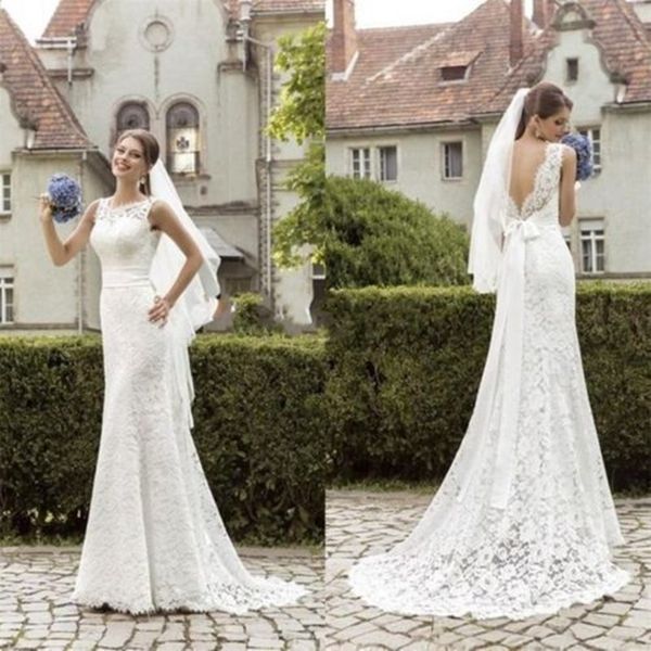 empire lace wedding dress backless latest design garden princess castle sheath bridal gown modern custom made romantic sash white ivory
empire lace wedding dress backless latest design garden princess castle sheath bridal gown modern custom made romantic sash white ivory