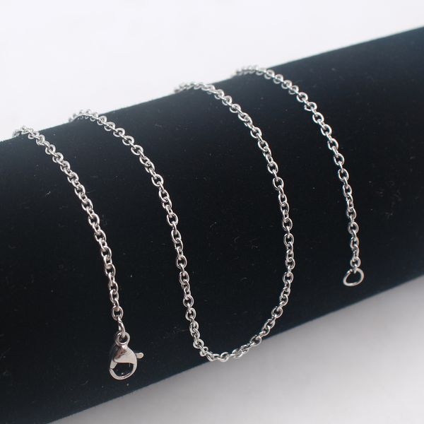 100pcs lot trendy jewelry wholesale in bulk silver stainless steel thin 2mm /3mm smooth link chain necklace for pendant women gifts 18'
100pcs lot trendy jewelry wholesale in bulk silver stainless steel thin 2mm /3mm smooth link chain necklace for pendant women gifts 18'