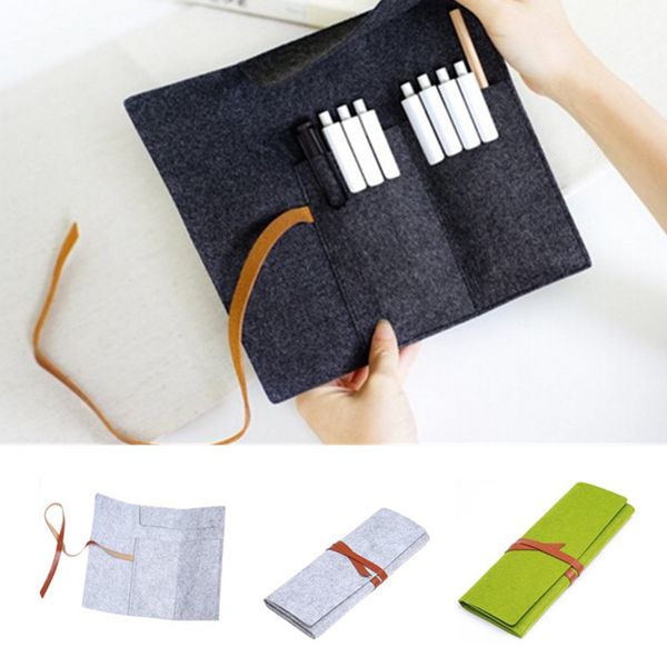 wholesale- women cosmetic makeup brush bag wool felt pencil case pen organizer stationery pouch large capacity storage bag b
wholesale- women cosmetic makeup brush bag wool felt pencil case pen organizer stationery pouch large capacity storage bag b