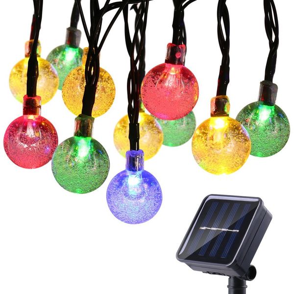 wholesale- holigoo led strip 30 led crystal ball light string solar power lamp globe fairy light for garden party home christmas decoration
wholesale- holigoo led strip 30 led crystal ball light string solar power lamp globe fairy light for garden party home christmas decoration