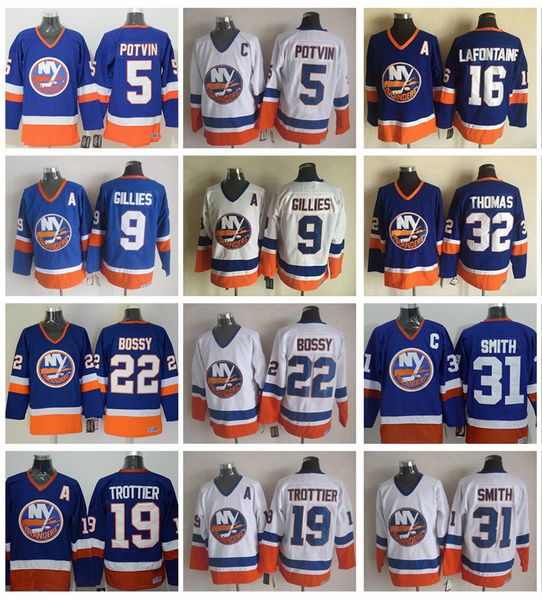 mens new york islanders 31 billy smith 5 denis potvin 22 mike bossy 19 rocky trottier 9 clark gillies 32 steve thomas hockey jersey, Black;red
mens new york islanders 31 billy smith 5 denis potvin 22 mike bossy 19 rocky trottier 9 clark gillies 32 steve thomas hockey jersey, Black;red