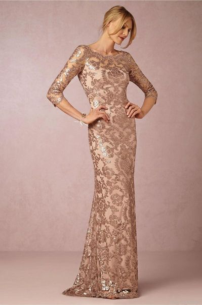 2017 Bateau Neck Long Sleeves Rose Gold Mother of the Bride Groom Dresses Plus Size Vintage Lace Long Formal Evening Party Wear Custom Made, Black;red
2017 Bateau Neck Long Sleeves Rose Gold Mother of the Bride Groom Dresses Plus Size Vintage Lace Long Formal Evening Party Wear Custom Made, Black;red