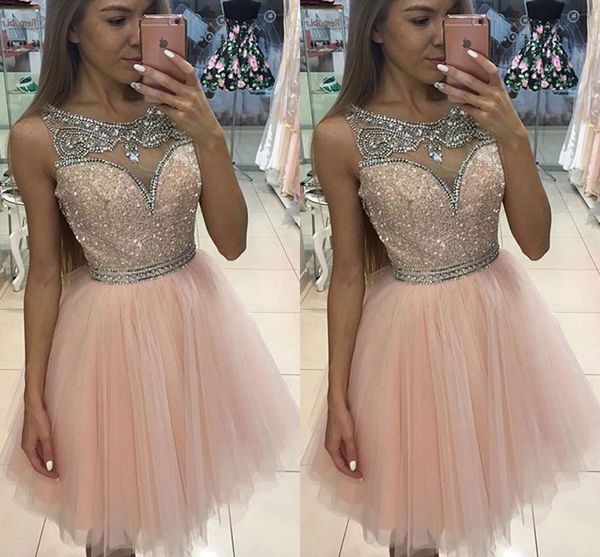 pink short homecoming dresses scoop neck sheer tulle rhinestone crystal short mini blush party prom gowns, Blue;pink
pink short homecoming dresses scoop neck sheer tulle rhinestone crystal short mini blush party prom gowns, Blue;pink