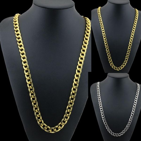 gold silver color men's hiphop fashion k gold plated alloy cuban link chain necklace 80cm/31.5 inch
gold silver color men's hiphop fashion k gold plated alloy cuban link chain necklace 80cm/31.5 inch