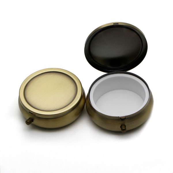 metal pill box case round medince or sugar organize holder one compartment bronze color py01c drop shipping
metal pill box case round medince or sugar organize holder one compartment bronze color py01c drop shipping