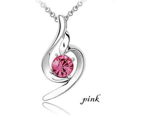 wholesale 18k platinum plated tassels pendant necklace genuine austrian crystal fashion costume necklace jewelry, Silver
wholesale 18k platinum plated tassels pendant necklace genuine austrian crystal fashion costume necklace jewelry, Silver