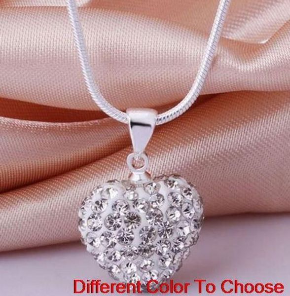 u3442 ale mircro pave disco mix colors beads clay heart silver plated crystall crystal necklace pendant p6533
u3442 ale mircro pave disco mix colors beads clay heart silver plated crystall crystal necklace pendant p6533