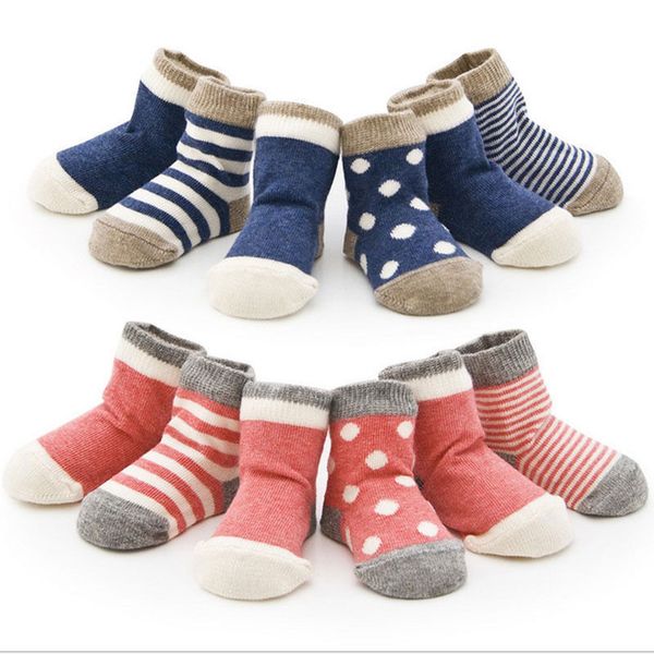 wholesale- 4 pairs/set lovely baby newborn infant toddler kids winter warm soft cotton striped dots socks soft for 0-3 years, Black;white
wholesale- 4 pairs/set lovely baby newborn infant toddler kids winter warm soft cotton striped dots socks soft for 0-3 years, Black;white