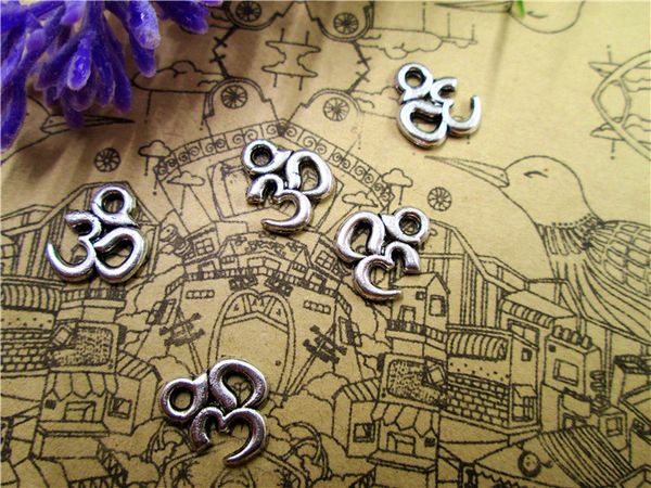 180ps--om charms ,antique tibetan silver tone yoga ohm aum symbol charm pendants 10x10mm, Bronze;silver
180ps--om charms ,antique tibetan silver tone yoga ohm aum symbol charm pendants 10x10mm, Bronze;silver