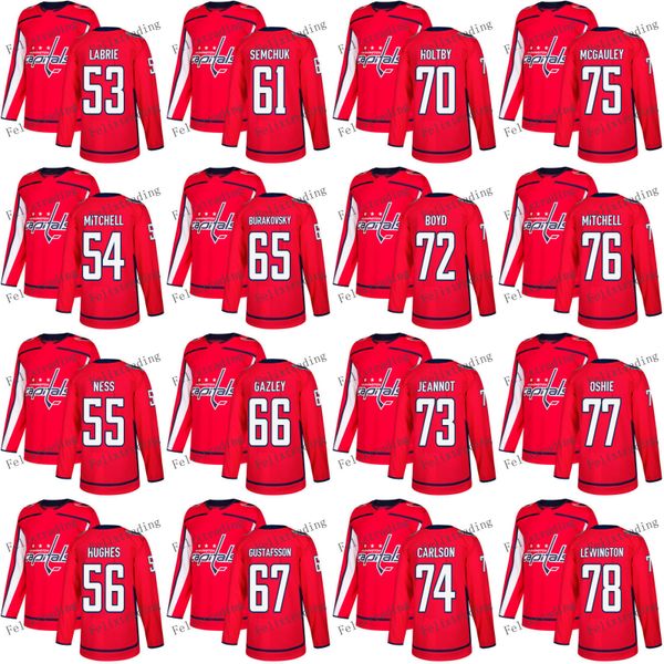 Washington Capitals 77 T.J. Oshie Dustin Gazley Hubert Labrie Aaron Ness Travis Boyd John Carlson Braden Holtby 2017-2018 Season Jersey. 
Washington Capitals 77 T.J. Oshie Dustin Gazley Hubert Labrie Aaron Ness Travis Boyd John Carlson Braden Holtby 2017-2018 Season Jersey.